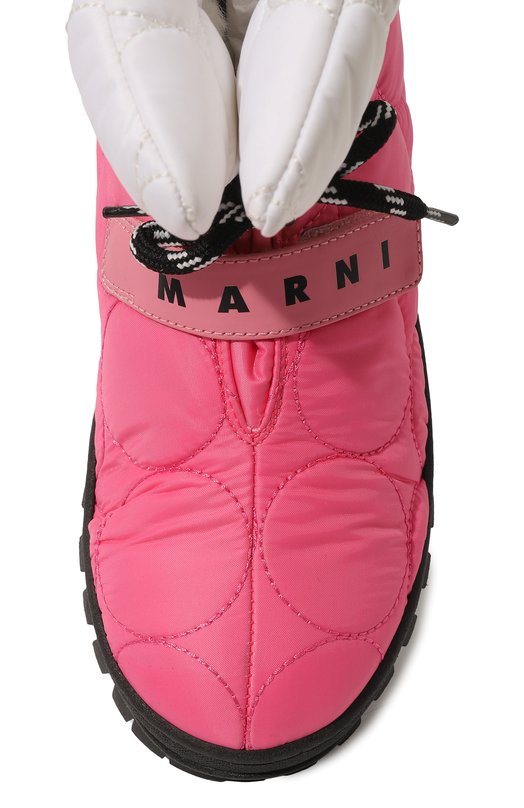 

Утепленные ботинки Marni, Розовый