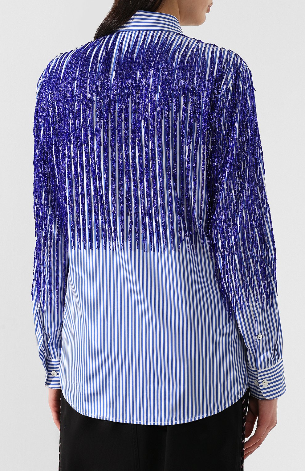 Хлопковая рубашка DRIES VAN NOTEN, арт. 191-10755-7215, фото 4