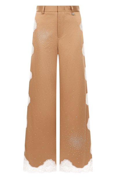 Женские брюки с отделкой стразами GIUSEPPE DI MORABITO, арт. 05FWPA130YC 05300A