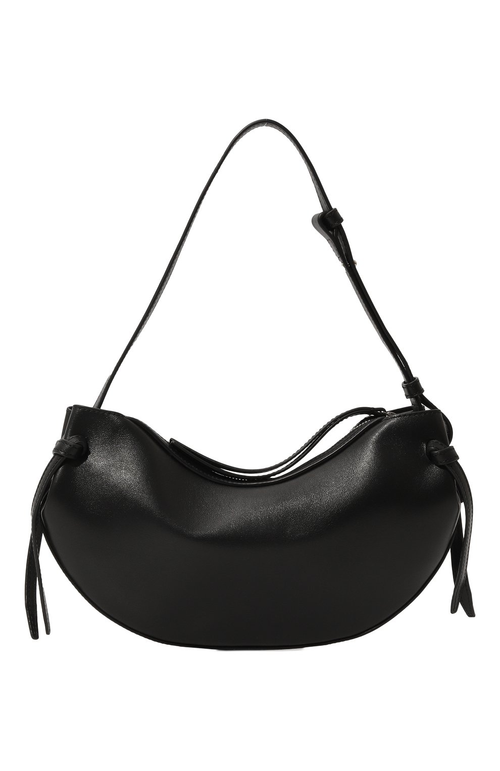 Сумка fortune cookie small YUZEFI черного цвета по цене 49600 руб., арт. YUZC0-HB-FC-L000, фото 6 Сумка fortune cookie small YUZEFI, арт. YUZC0-HB-FC-L000, фото 6