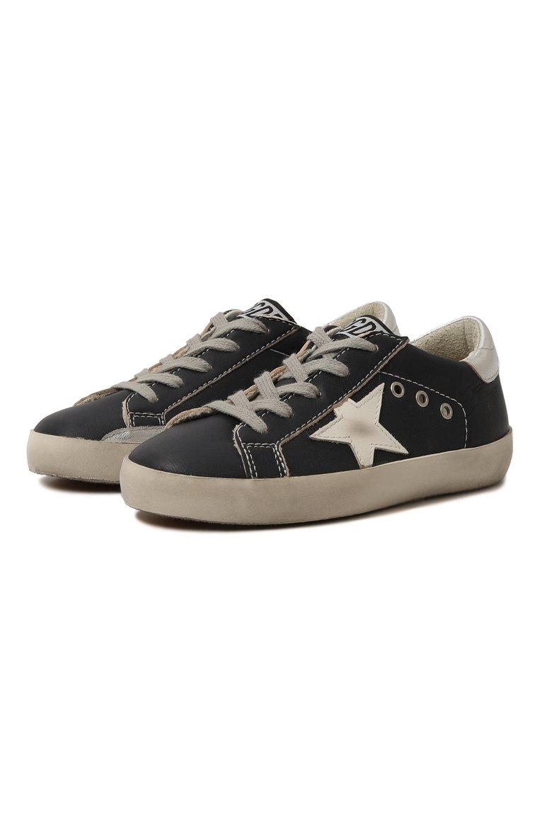Кожаные кеды GOLDEN GOOSE DELUXE BRAND, арт. GYF00101.F005478, фото 1