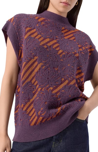 Жилет из шерсти и вискозы DRIES VAN NOTEN, арт. 011238-2731-404, фото 5