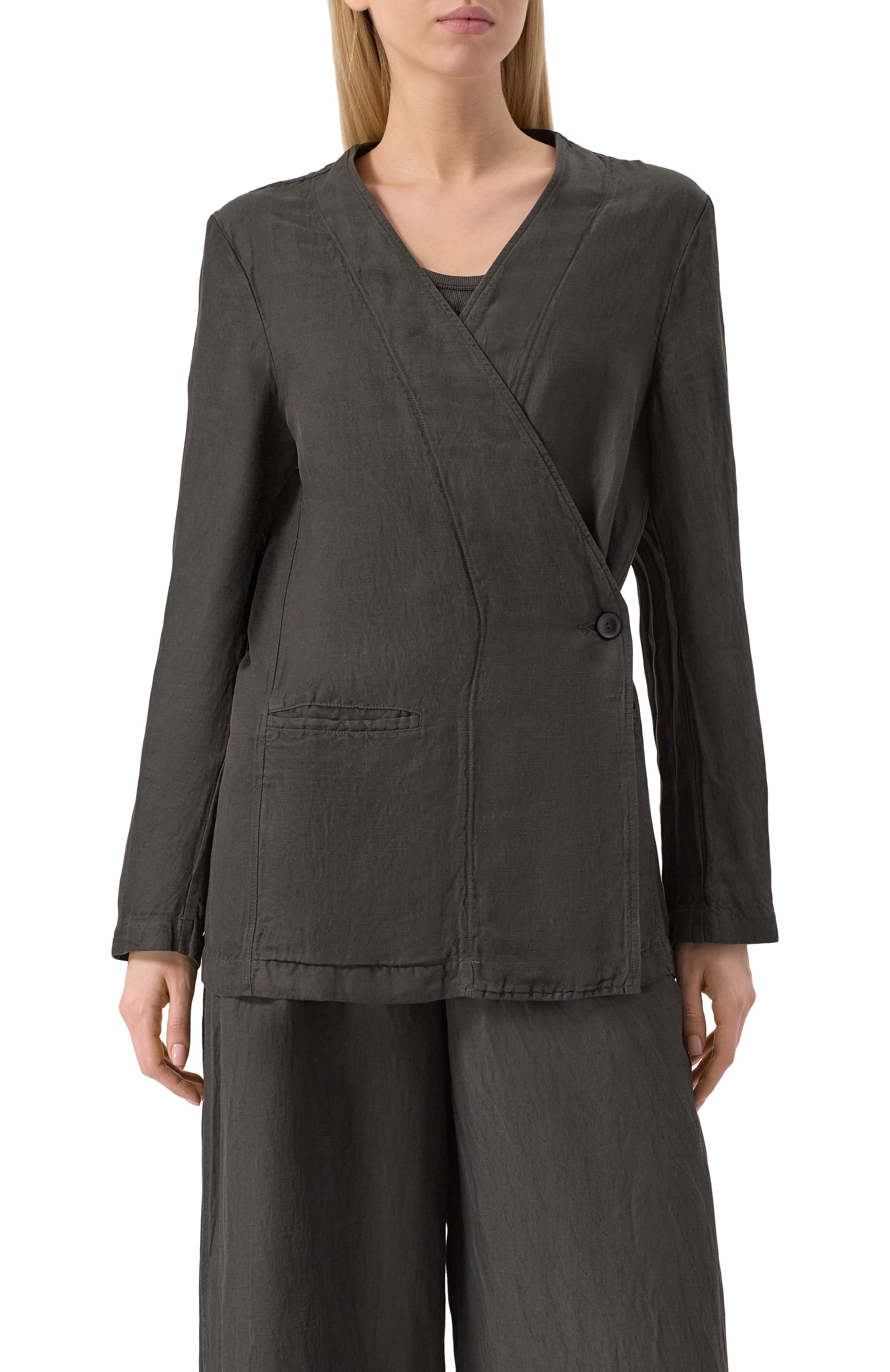 Льняной жакет ANDREA YA'AQOV, арт. 25WHAB77, фото 3