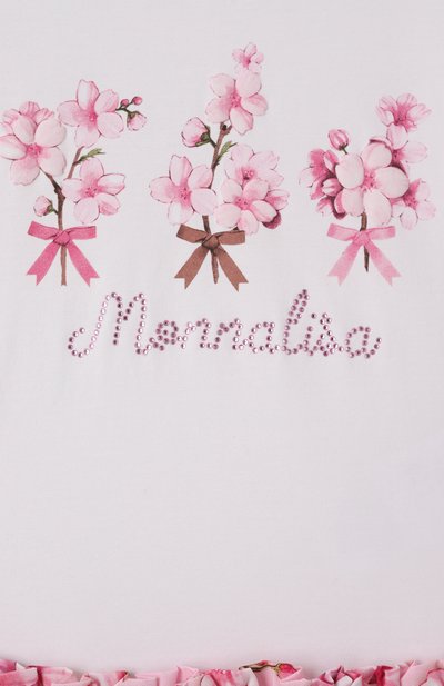 Хлопковое платье MONNALISA, арт. 11E906RU, фото 3