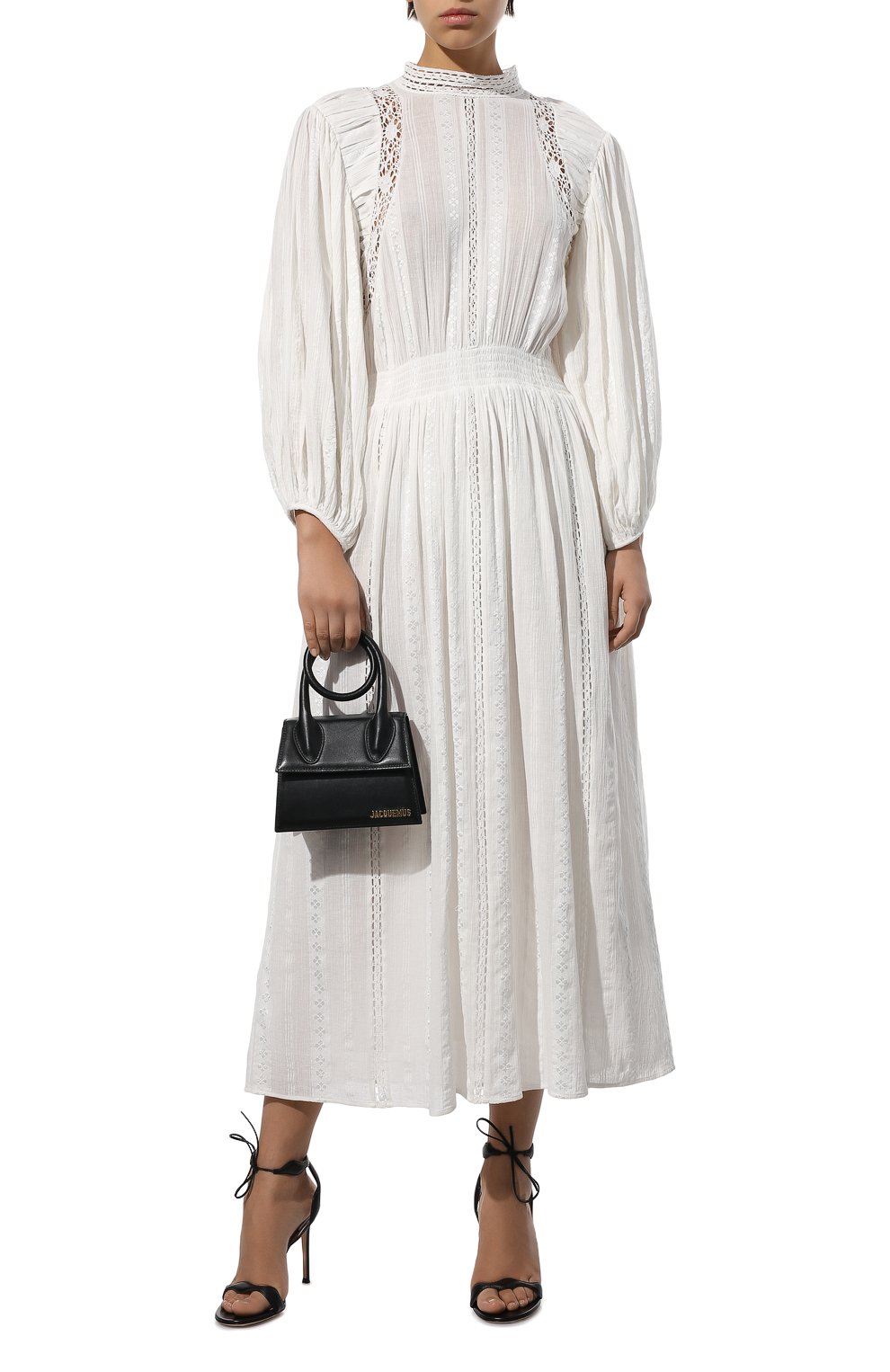 Платье из хлопка и вискозы ISABEL MARANT ETOILE, арт. R02116-22P037E/JAENA, фото 2
