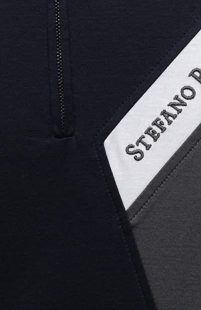 Хлопковое поло STEFANO RICCI JUNIOR синего цвета по цене 77400 руб., арт. KY01038P30/Y23456, фото 3 Хлопковое поло STEFANO RICCI JUNIOR, арт. KY01038P30/Y23456, фото 3