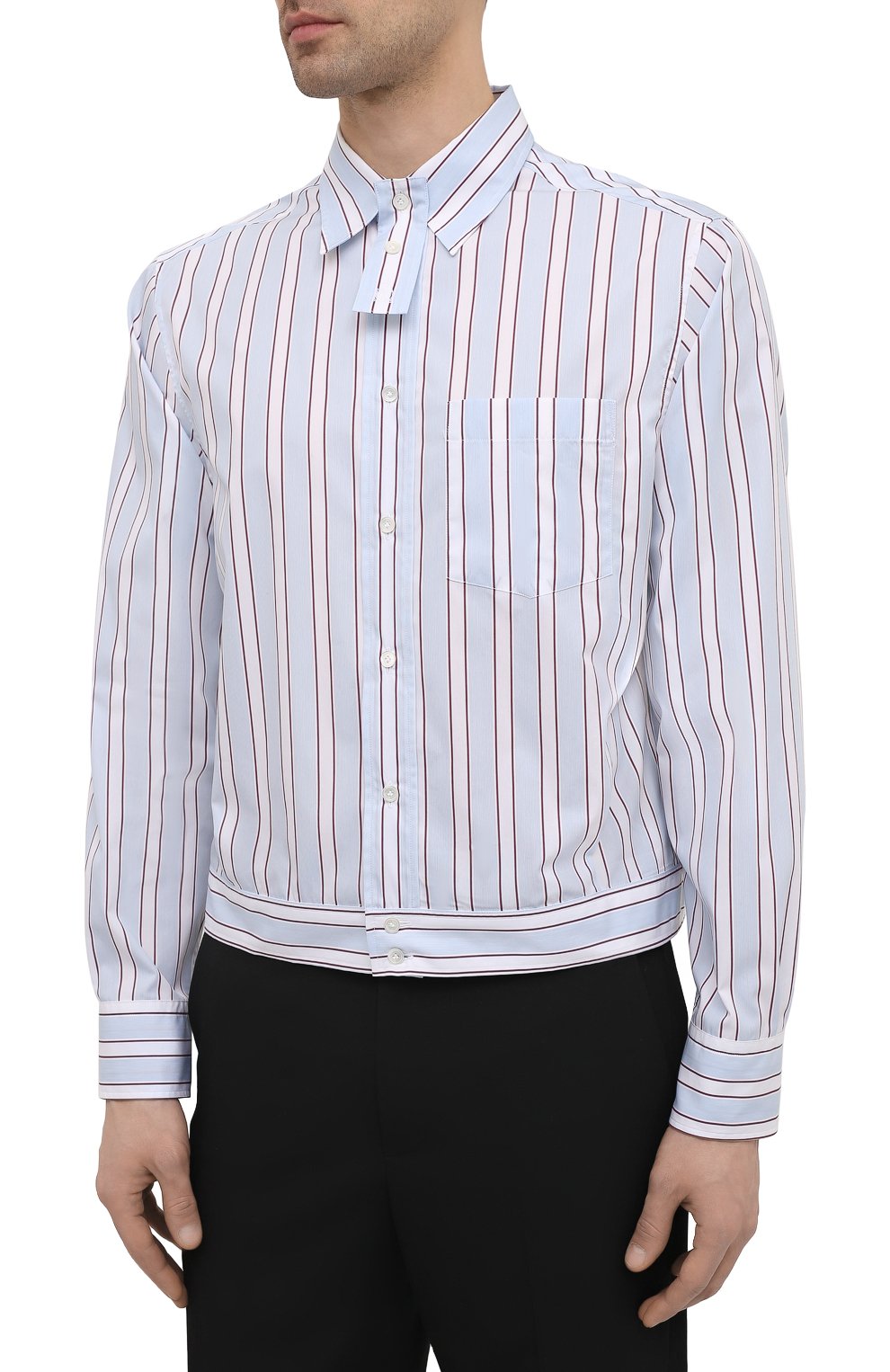 Хлопковая рубашка LANVIN, арт. RM-SI0543-4860-P21, фото 6