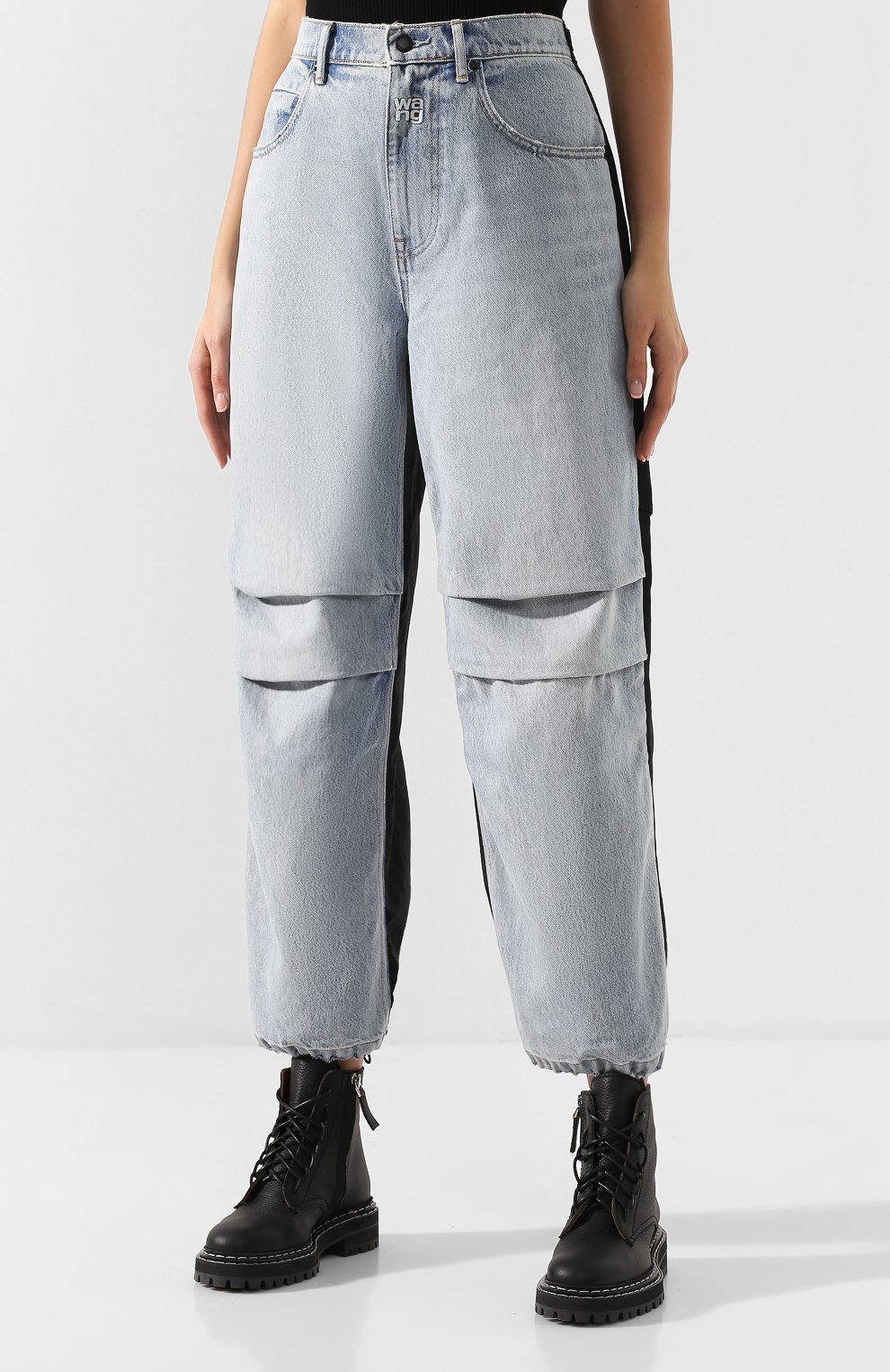 Джинсы ALEXANDER WANG синего цвета по цене 36550 руб., арт. 4DC2194485, фото 3 Джинсы ALEXANDER WANG, арт. 4DC2194485, фото 3