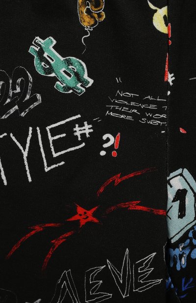 Хлопковые шорты MSGM KIDS, арт. MS029505, фото 3