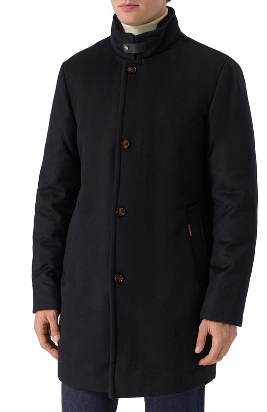 Пальто Bond-FUR с меховым воротником Moorer B0ND/FUR-LE Синий  B0ND/FUR-LE Фото 6