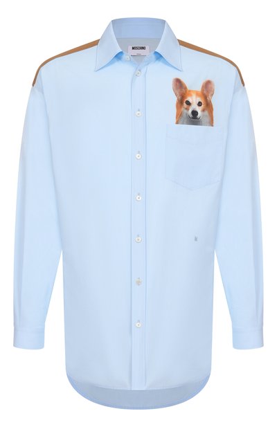 Мужская хлопковая рубашка MOSCHINO, арт. A0243/5235