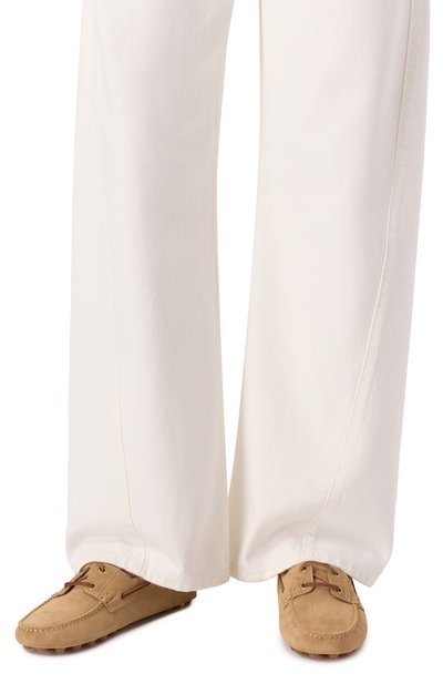 Замшевые мокасины gommino bubble TOD’S бежевого цвета по цене 74450 руб., арт. XXW52K05300/RE0, фото 3 Замшевые мокасины gommino bubble TOD’S, арт. XXW52K05300/RE0, фото 3