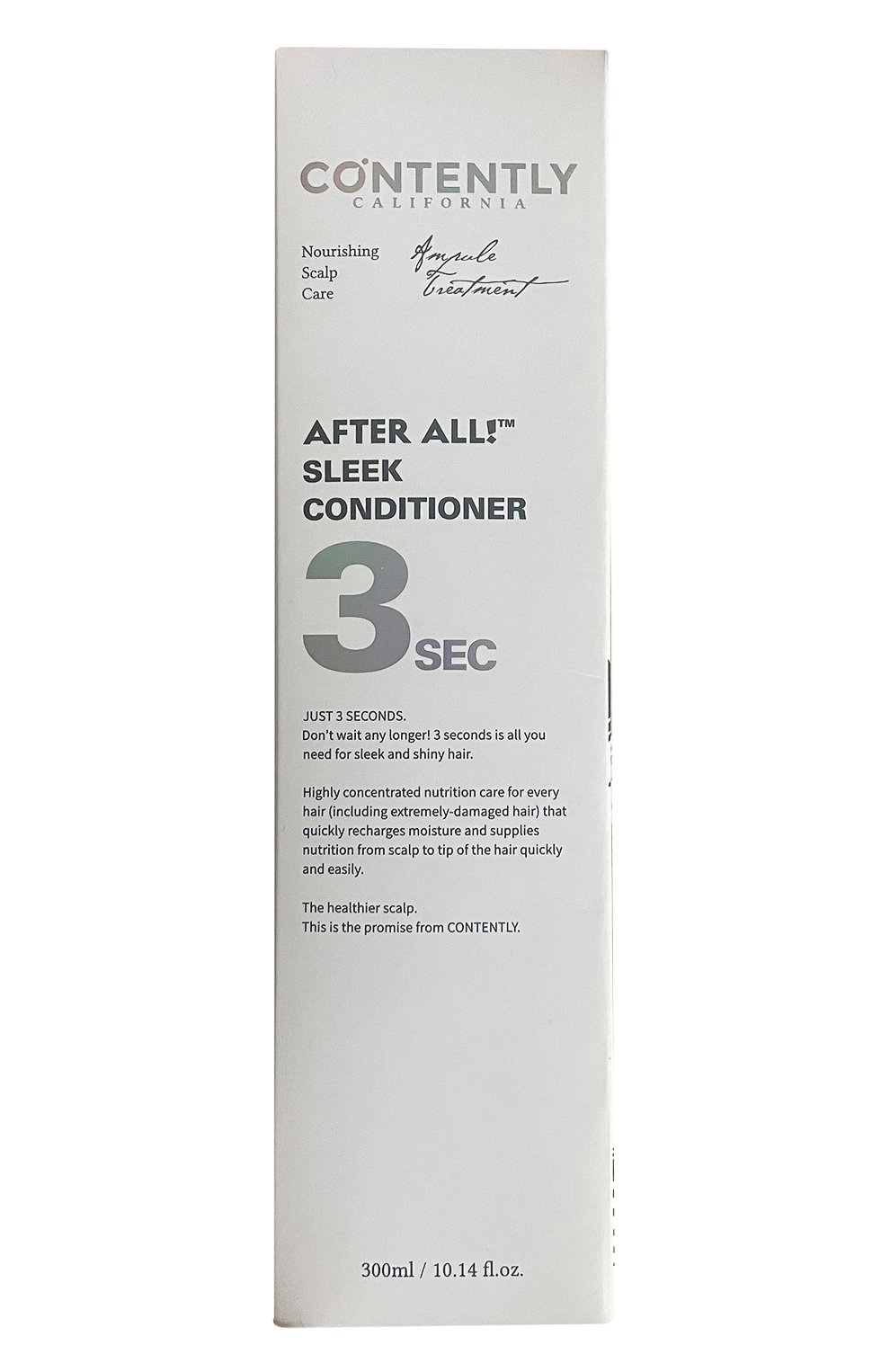 Кондиционер для волос sleek conditioner (300ml) CONTENTLY, арт. 8809602021787, фото 3