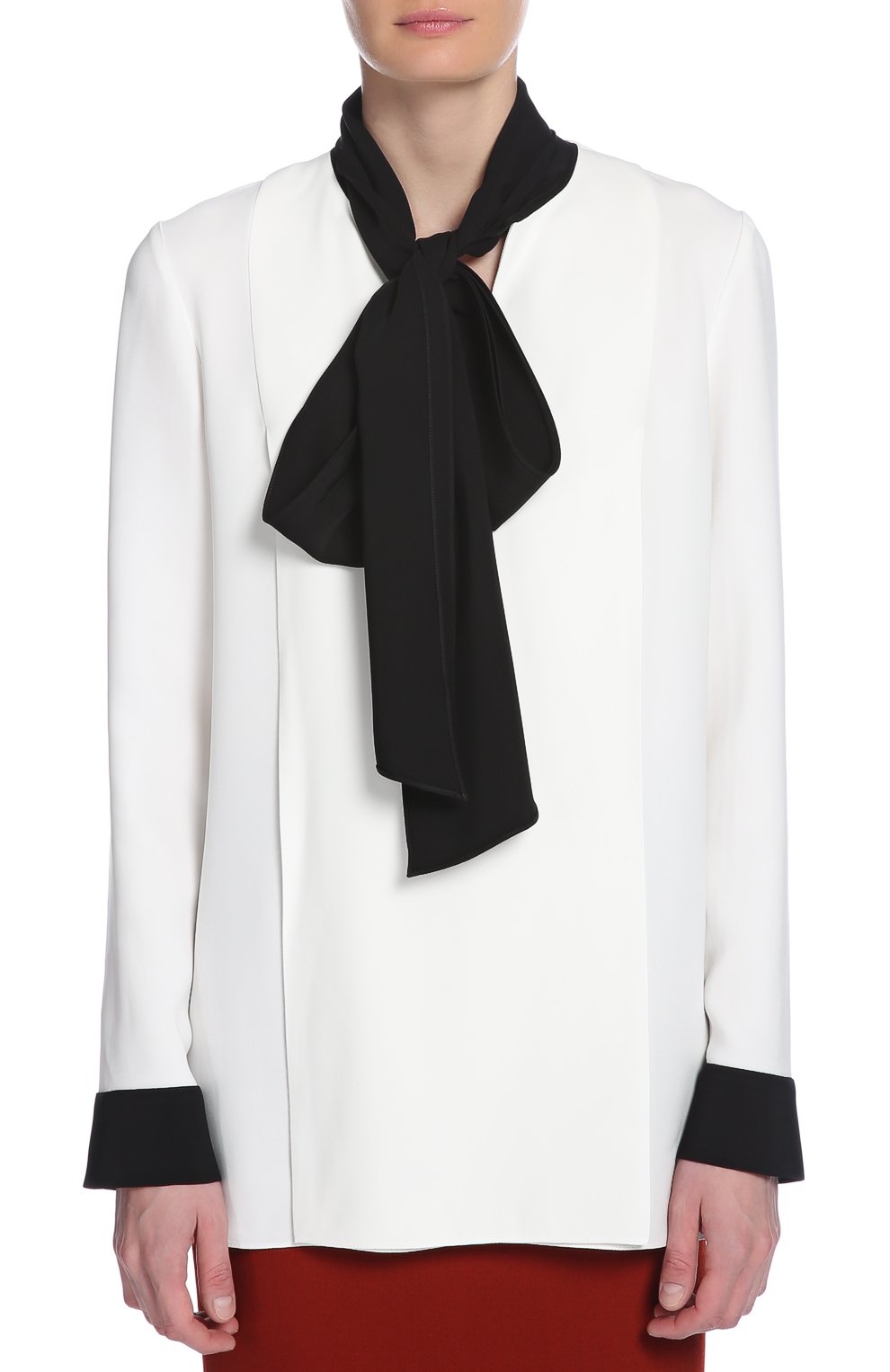 Блуза LANVIN бежевого цвета по цене 114000 руб., арт. RW-T06029-2771-A15, фото 2 Блуза LANVIN, арт. RW-T06029-2771-A15, фото 2