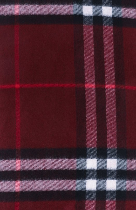 Кашемировый шарф Burberry 8112639 Бордовый  8112639 Фото 4
