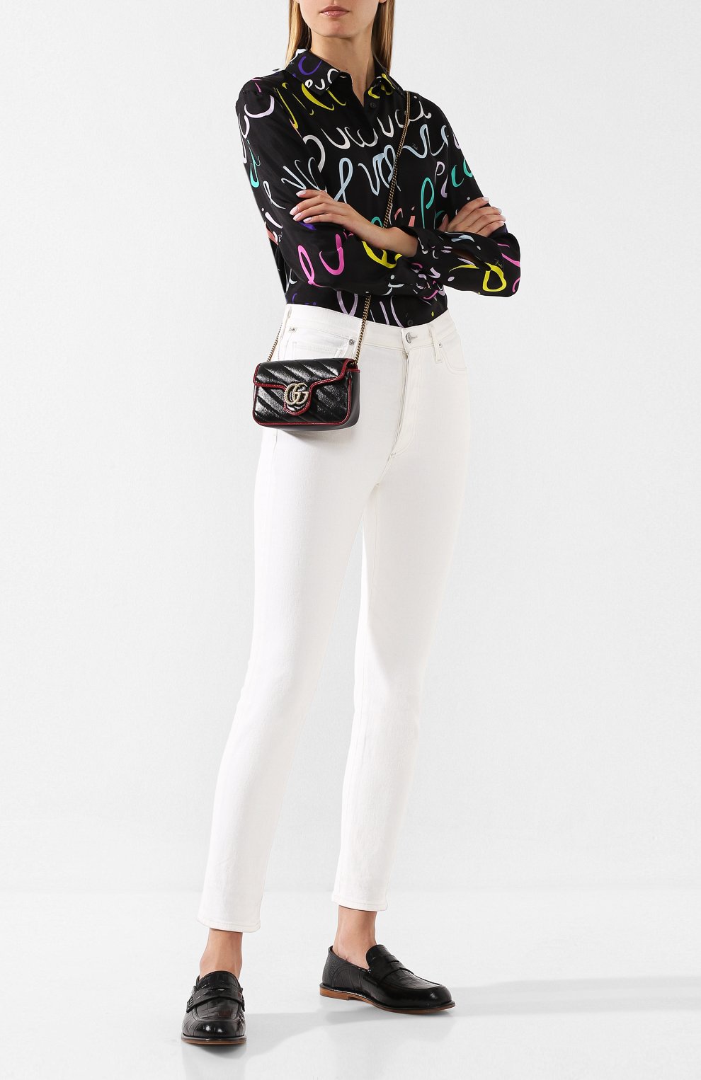 Сумка gg marmont super mini GUCCI, арт. 574969/00LFX, фото 2