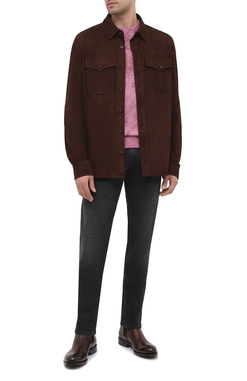 Замшевая рубашка RALPH LAUREN, арт. 790654923, фото 2