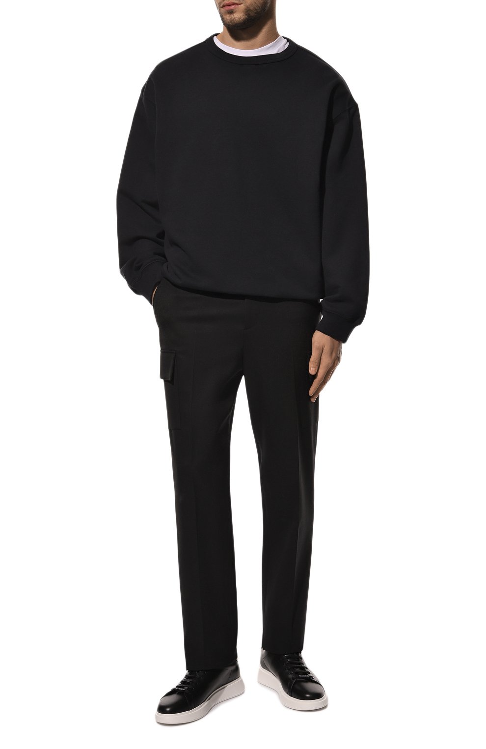 Кожаные кеды BOSS, арт. 50487257, фото 2