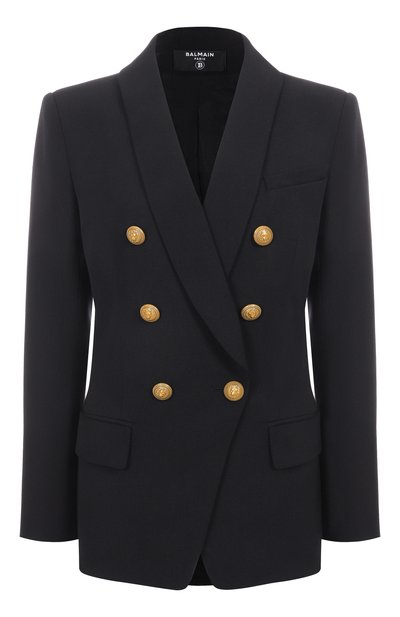 Женский шерстяной жакет BALMAIN, арт. CF1SH020/WC09
