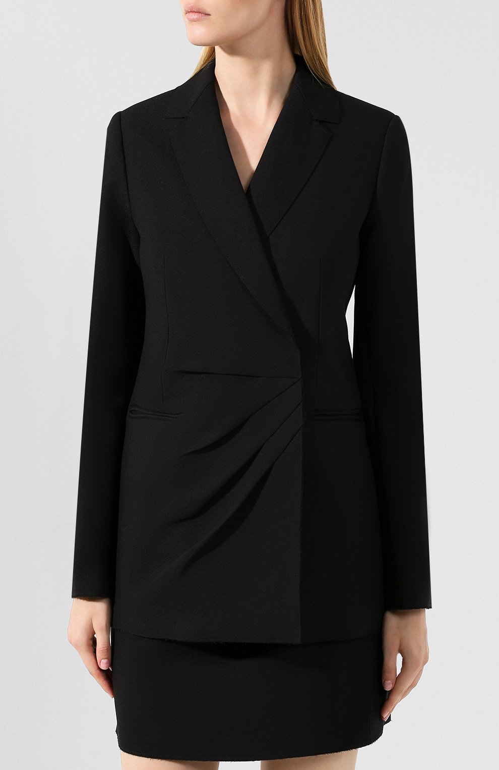 Жакет MSGM черного цвета по цене 51650 руб., арт. 2741MDG01 195600, фото 3 Жакет MSGM, арт. 2741MDG01 195600, фото 3