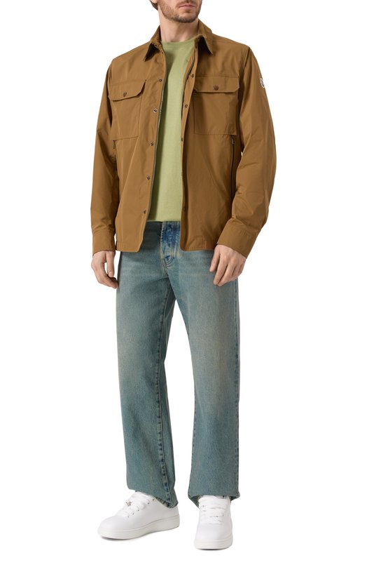 Хлопковая футболка Burberry 8102450 Зелёный  8102450 Фото 2