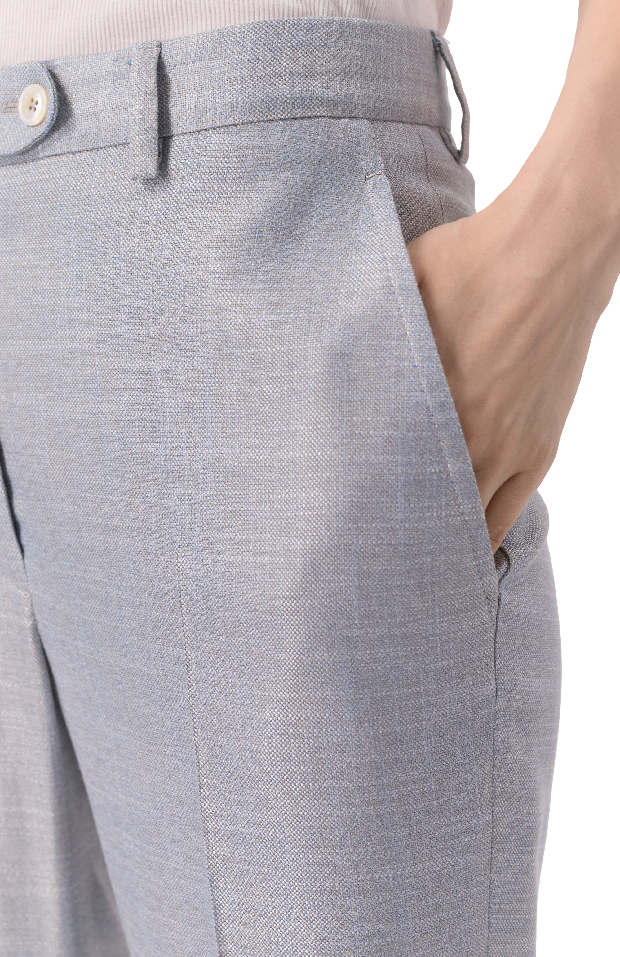 Брюки из вискозы KITON, арт. D48125K0919B09, фото 5