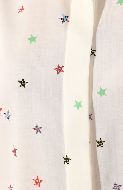 Шерстяная блузка SAINT LAURENT кремового цвета по цене 134500 руб., арт. 512192/Y395U, фото 5 Шерстяная блузка SAINT LAURENT, арт. 512192/Y395U, фото 5