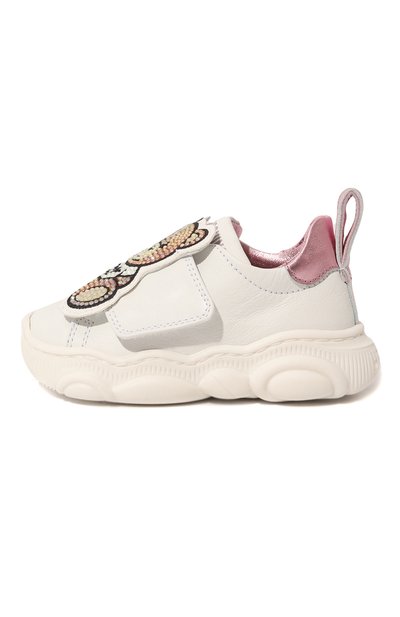 Кожаные кроссовки MOSCHINO, арт. 74364, фото 2