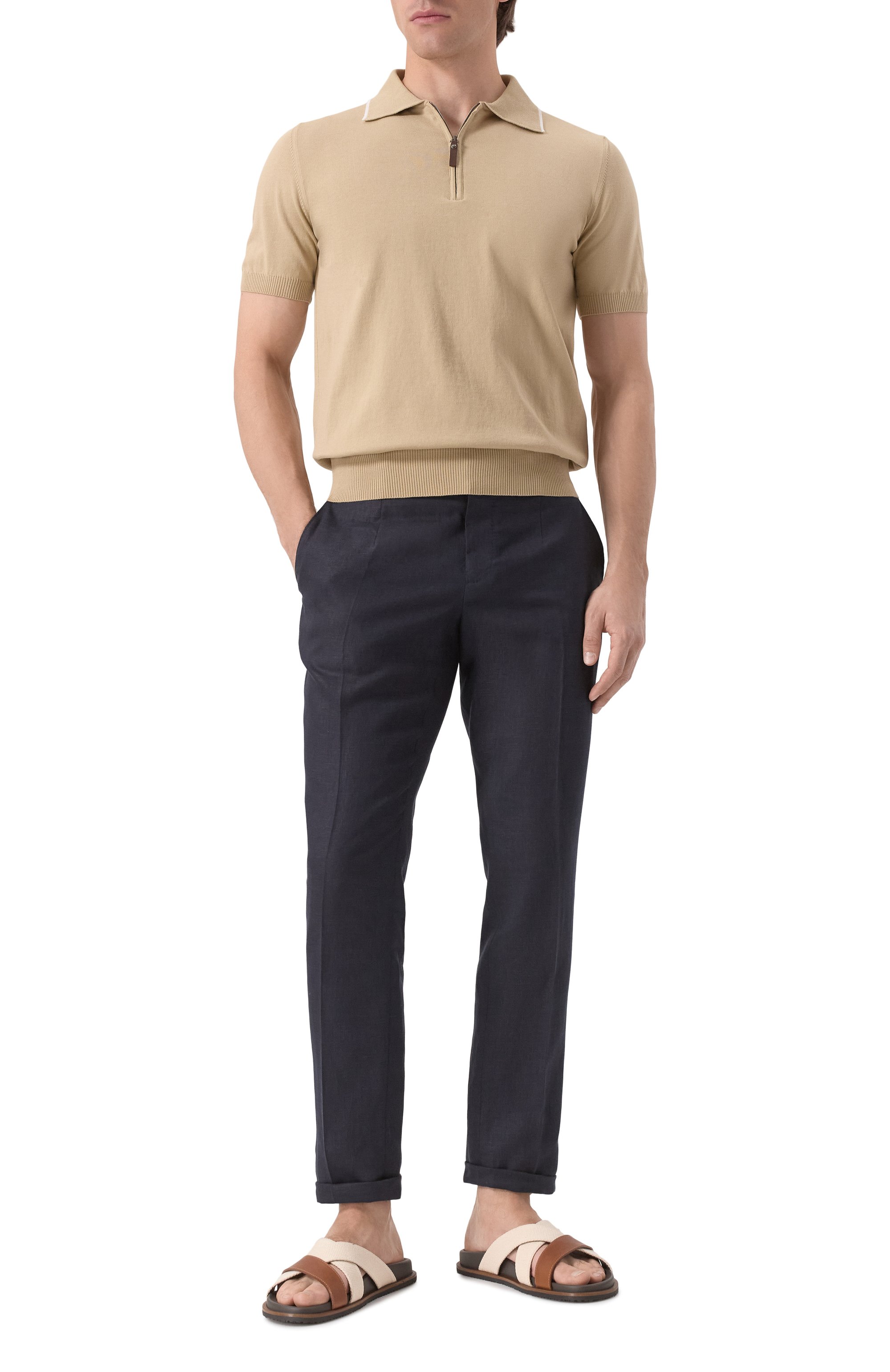 Хлопковое поло CANALI, арт. C1052/MK02261, фото 2