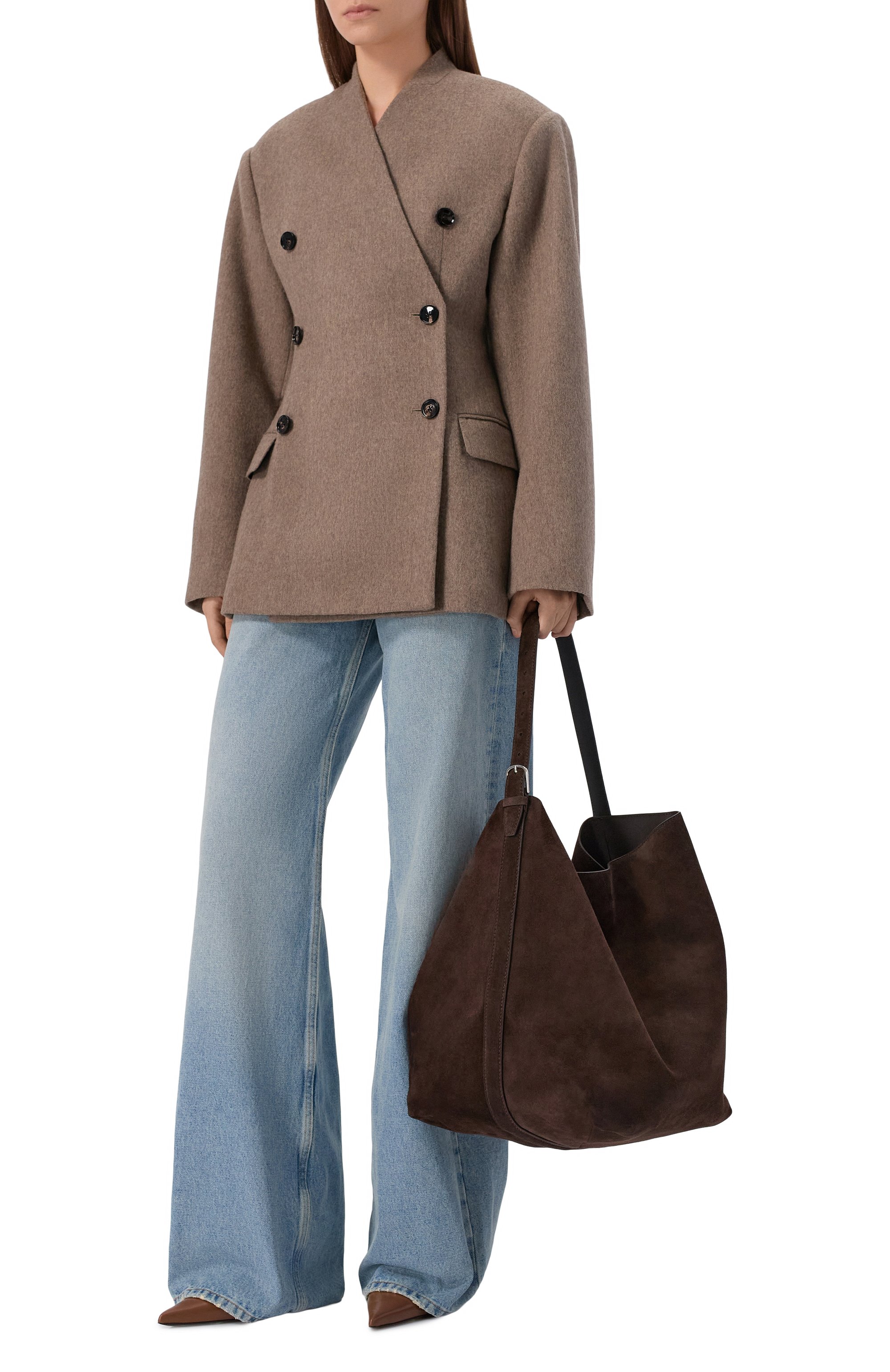 Сумка-тоут belted TOTEME, арт. 234-WAL853-LE0004, фото 7