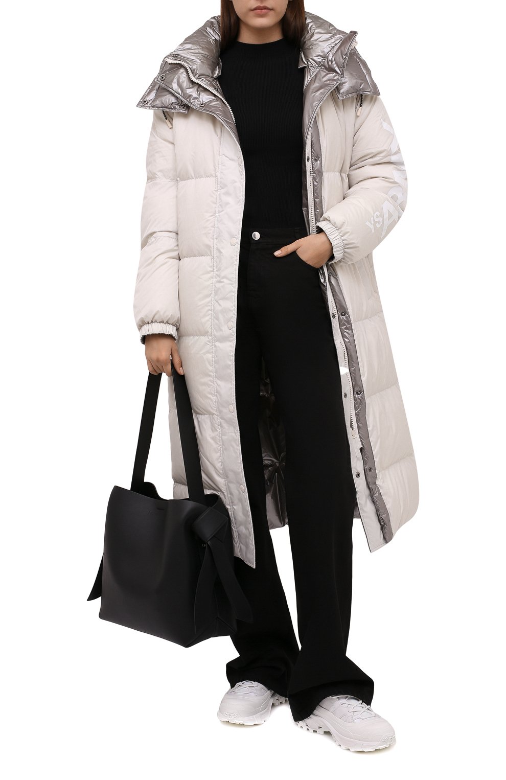 Двусторонний пуховик YS ARMY PARIS кремового цвета по цене 121000 руб., арт. 22WFM03720M03W, фото 2 Двусторонний пуховик YS ARMY PARIS, арт. 22WFM03720M03W, фото 2