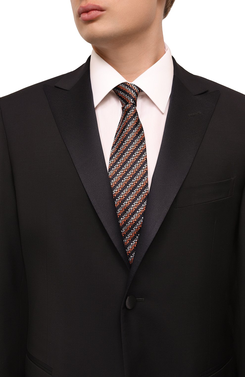 Шелковый галстук ZEGNA, арт. Z5D84TA5/1P8814, фото 2