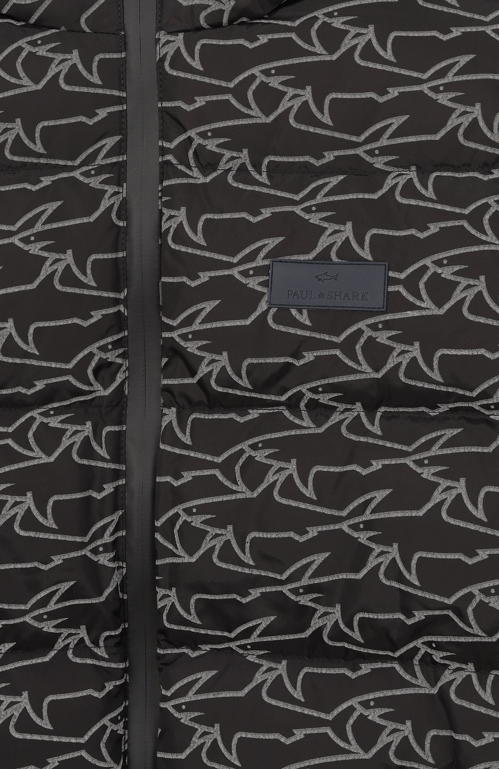 Пуховик PAUL & SHARK JUNIOR черного цвета по цене 66500 руб., арт. WUS011/L3BB3_001, фото 3 Пуховик PAUL & SHARK JUNIOR, арт. WUS011/L3BB3_001, фото 3