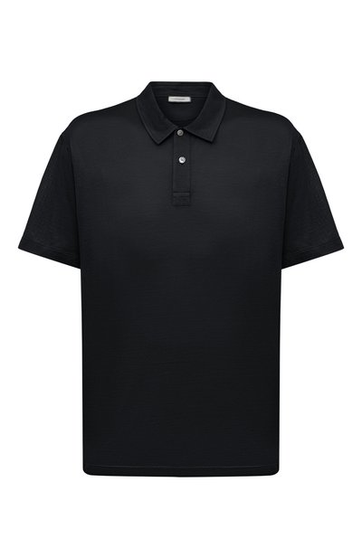 Поло из хлопка и шелка CORTIGIANI, арт. 516639/0000/60-70, фото 1