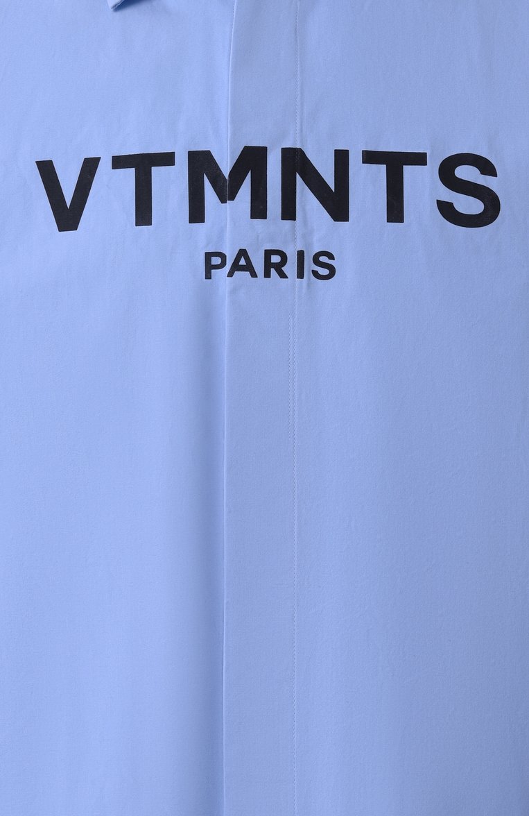 Хлопковая рубашка VTMNTS, арт. VL20SH180N, фото 6