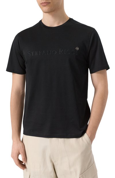 Хлопковая футболка STEFANO RICCI, арт. MNH5204300/TE0001, фото 3