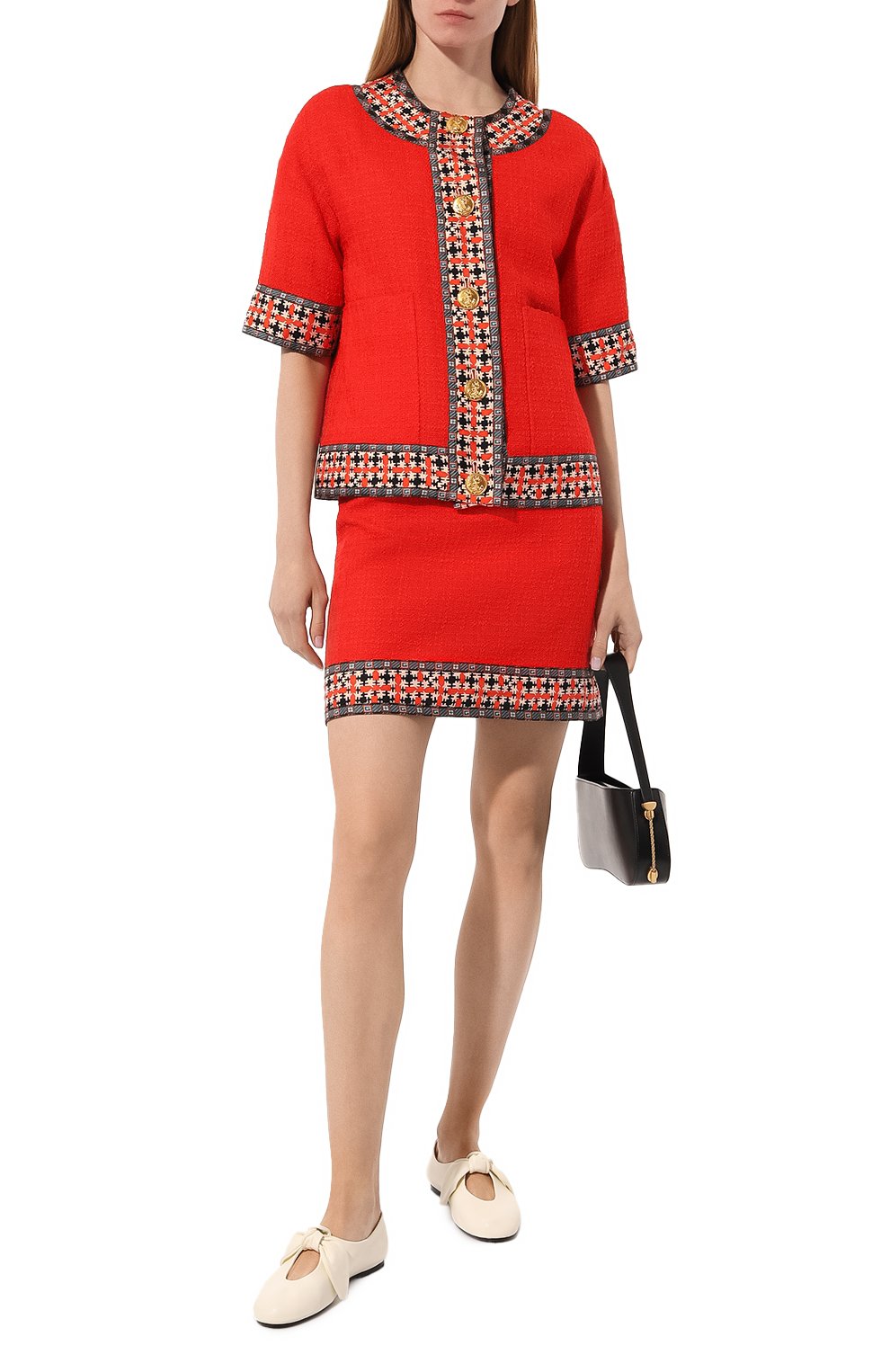 Шерстяная юбка GUCCI, арт. 611208 ZADDL, фото 2