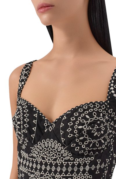 Платье из хлопка и льна CHARO RUIZ IBIZA, арт. 254603, фото 4