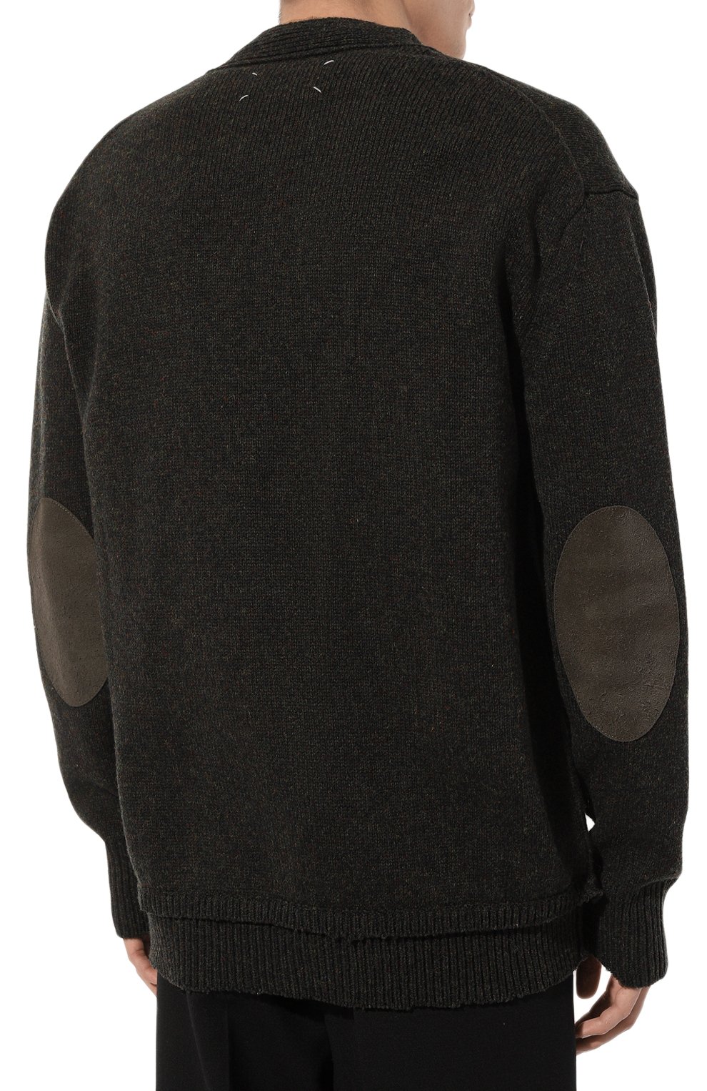Кардиган из шерсти и льна MAISON MARGIELA, арт. SI1GP0003/S18064, фото 4