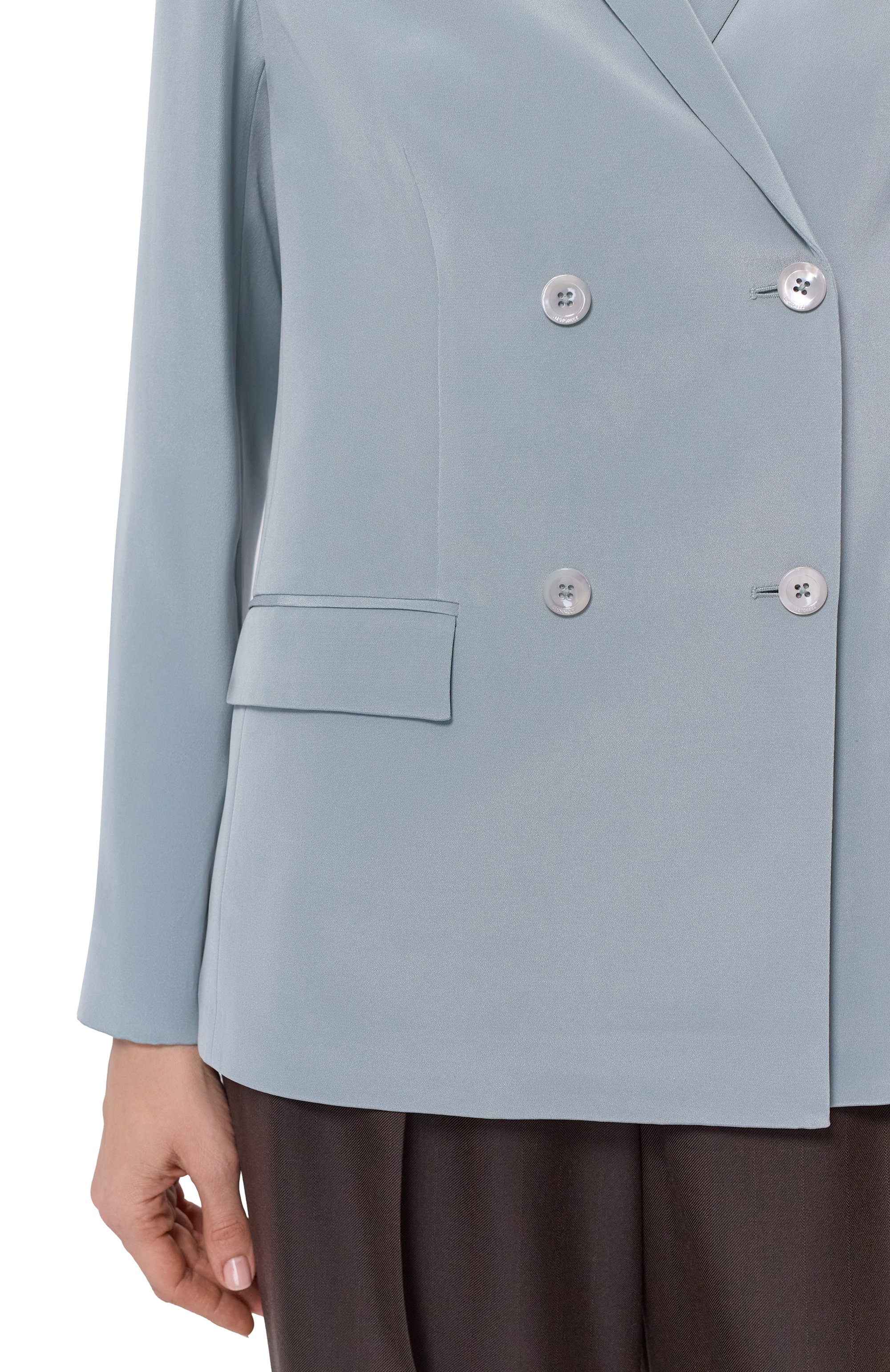 Шелковый жакет 12 STOREEZ, арт. 136432, фото 5