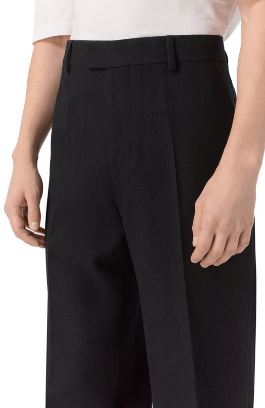 Шерстяные брюки Ann Demeulemeester B0011607/FA207 Чёрный  B0011607/FA207 Фото 5