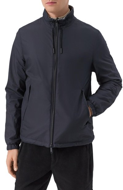 Двусторонняя куртка ZEGNA темно-синего цвета по цене 368500 руб., арт. 7124B/E7T33, фото 3 Двусторонняя куртка ZEGNA, арт. 7124B/E7T33, фото 3