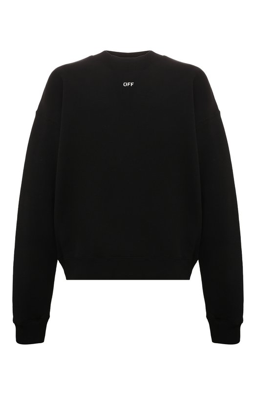 

Хлопковый свитшот Off-White, Чёрный