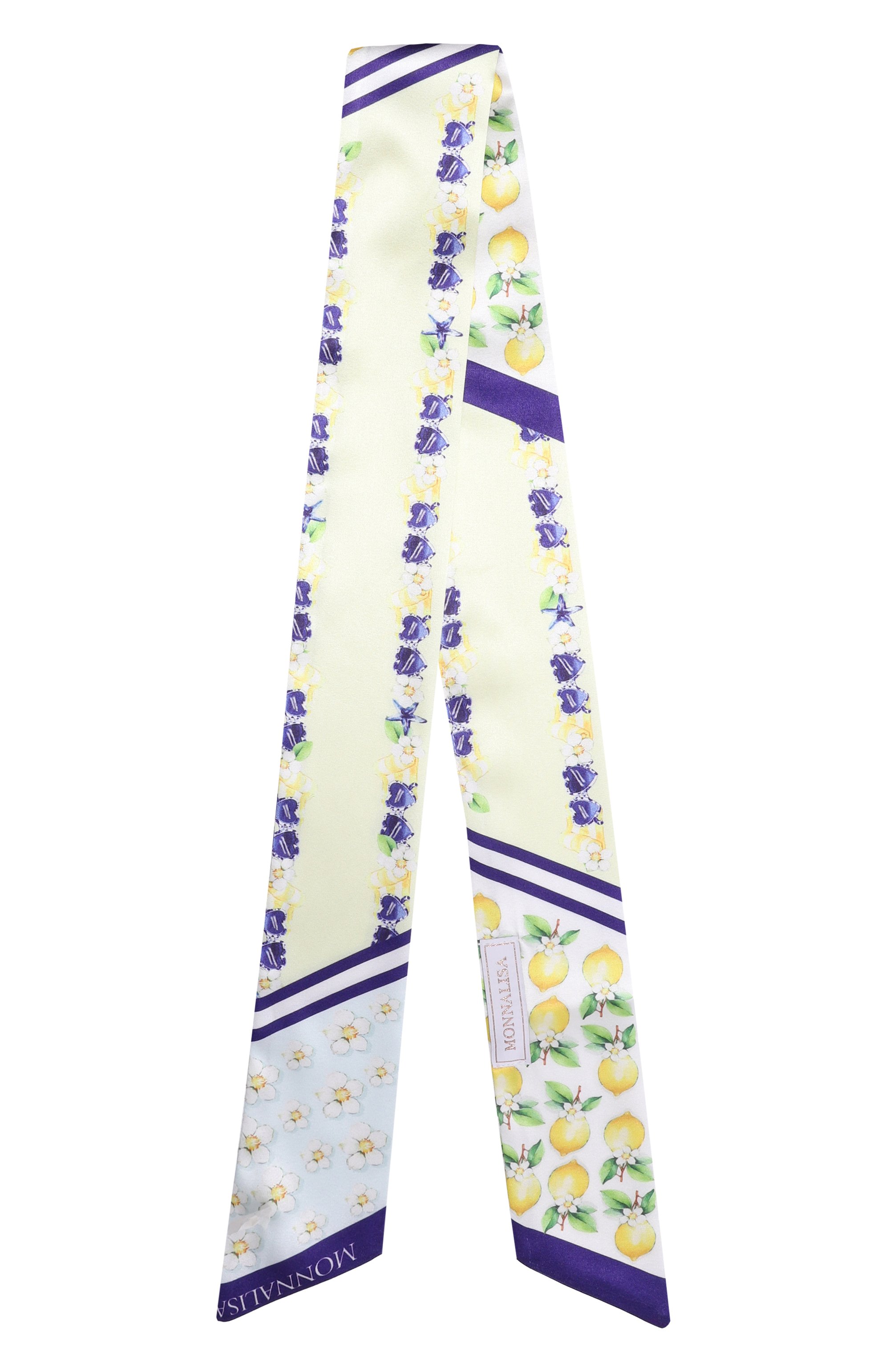 Шарф-твилли MONNALISA разноцветного цвета по цене 7895 руб., арт. 19G015, фото 3 Шарф-твилли MONNALISA, арт. 19G015, фото 3