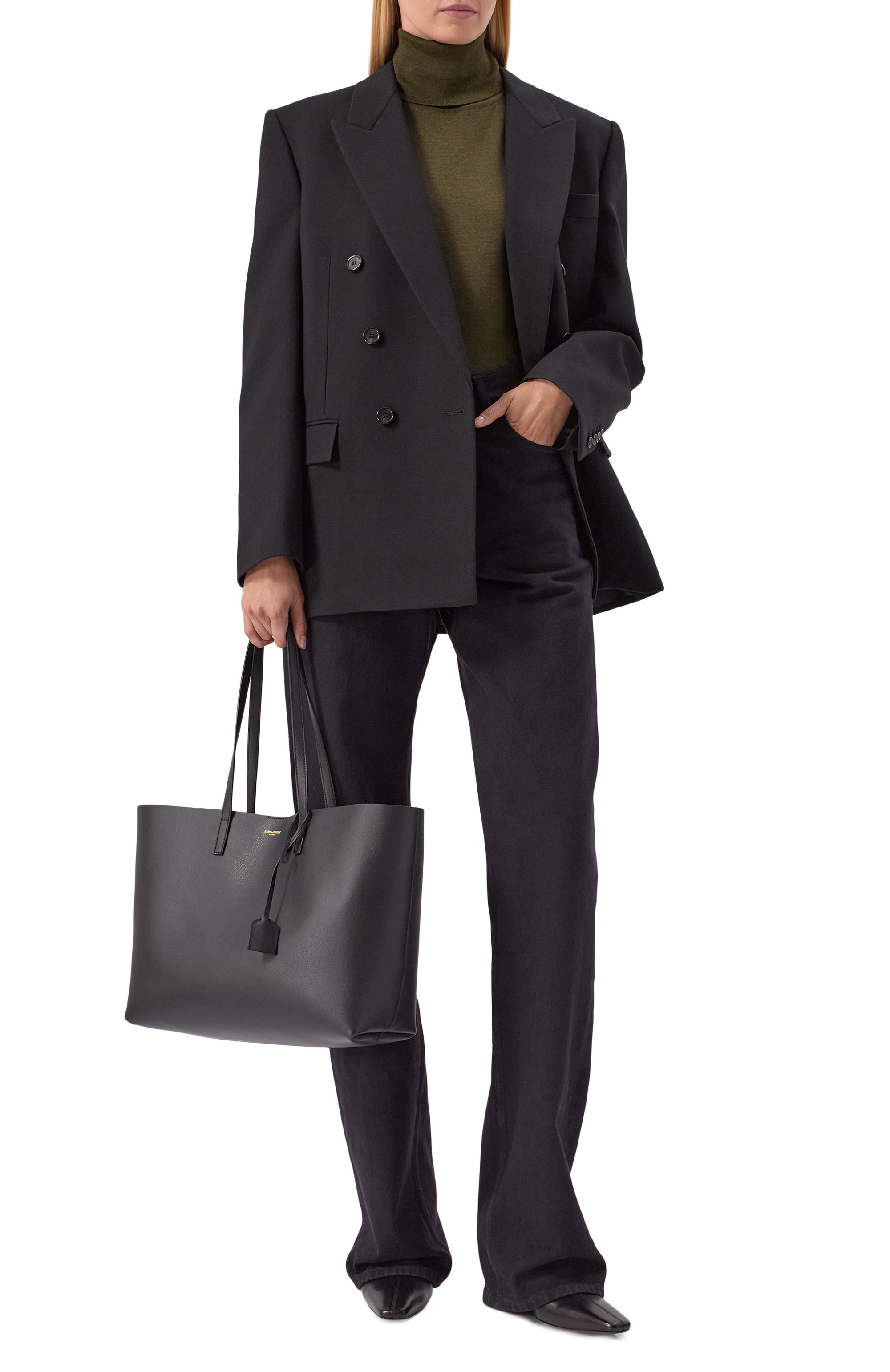 Сумка-тоут shopping large SAINT LAURENT, арт. 600281/CSV0J, фото 7