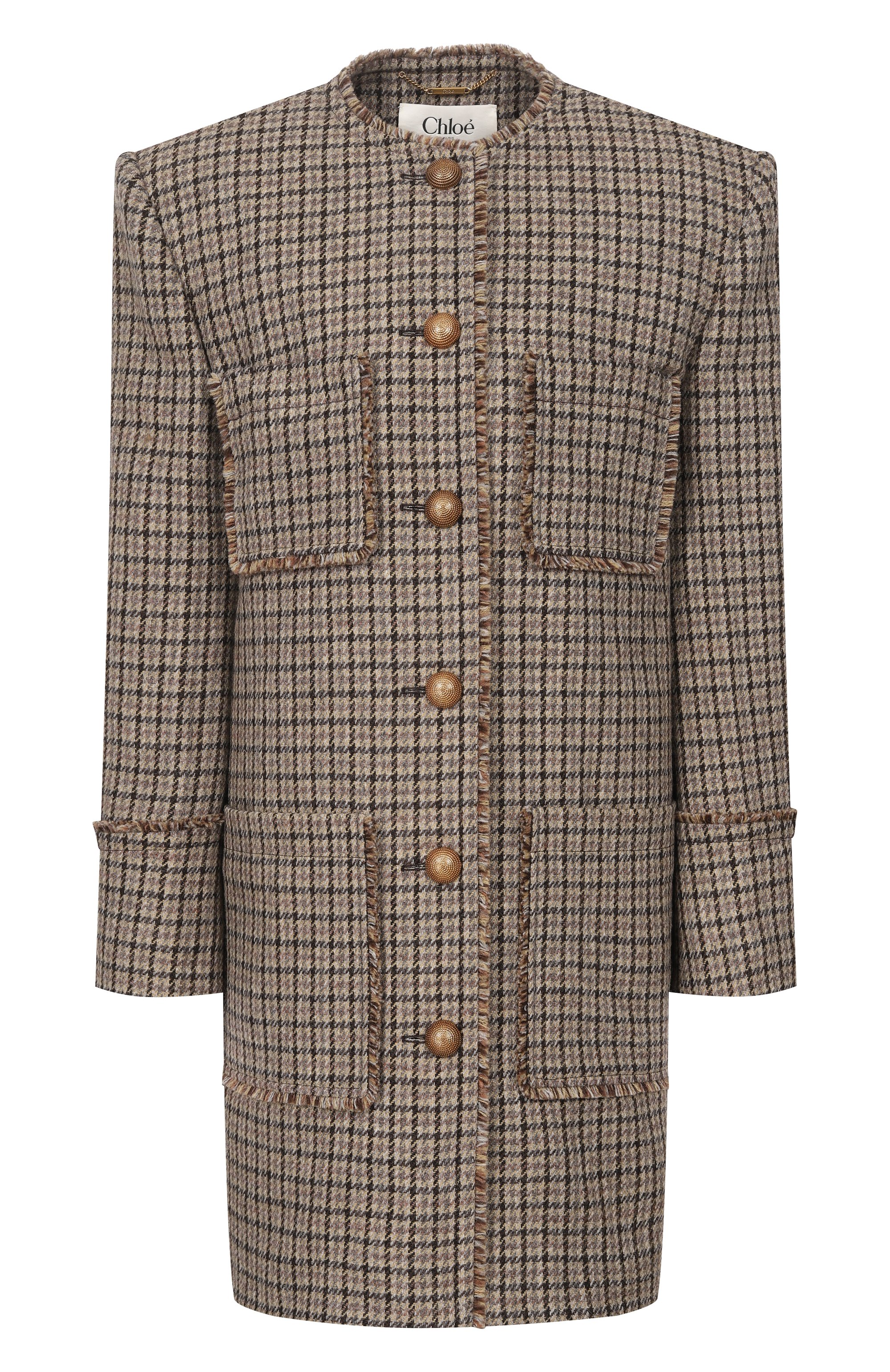 Шерстяное пальто CHLOÉ, арт. CH26SMA14362, фото 1