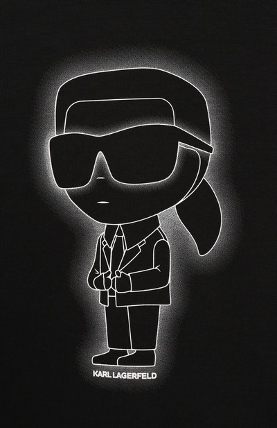 Хлопковый свитшот KARL LAGERFELD KIDS, арт. Z30637, фото 3
