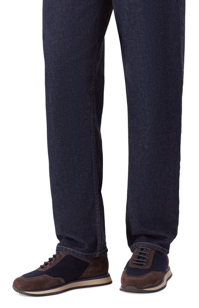 Комбинированные кроссовки ZILLI, арт. H0257AM1106VTRR09, фото 3