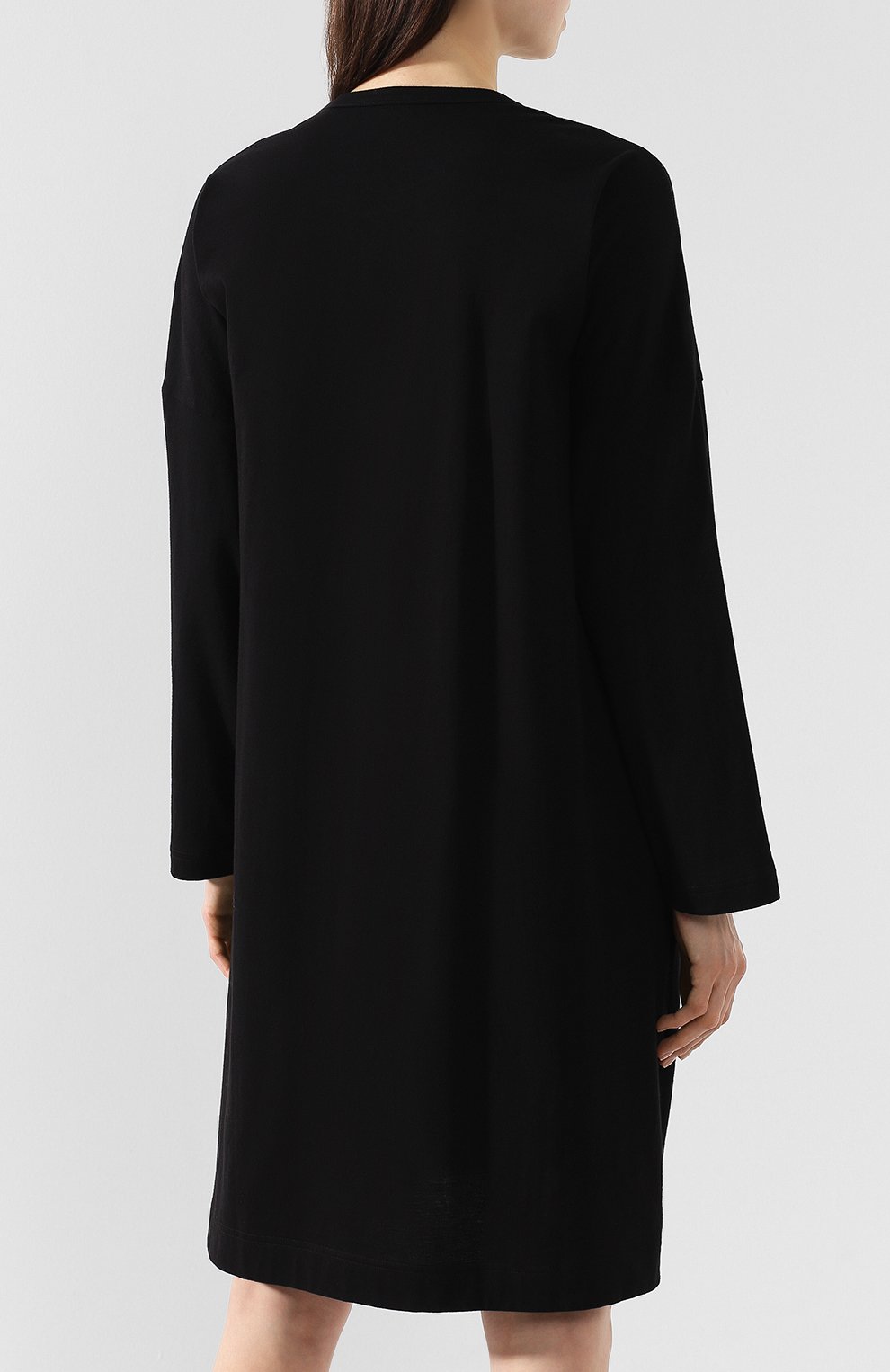 Хлопковое платье YOHJI YAMAMOTO, арт. YZ-T04-670, фото 4