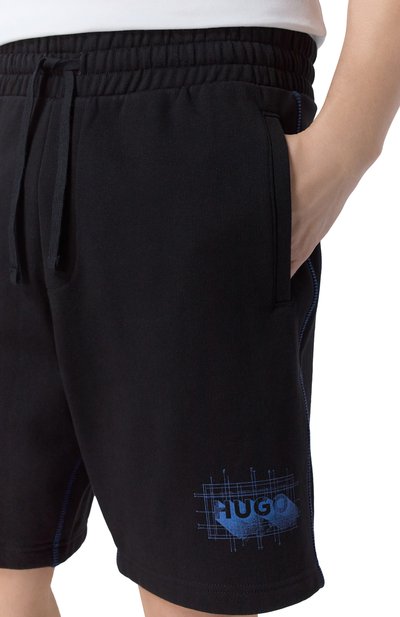 Хлопковые шорты HUGO BLUE, арт. 50553499, фото 5